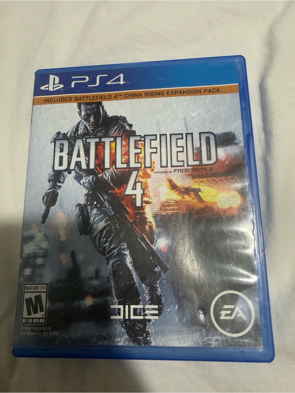 Battlefield 4 - Blue PS4 Game Case